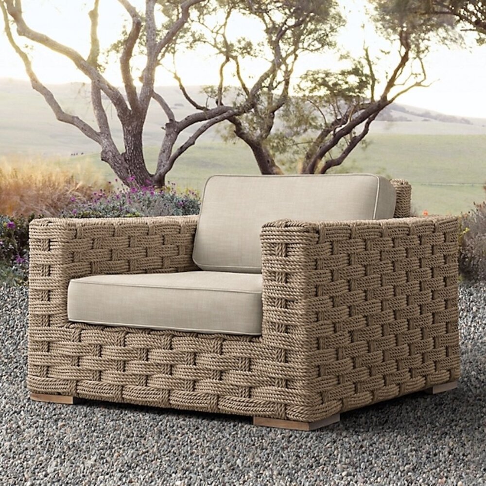RH Restoration Hardware Rutherford Lounge Chair Cover Only in Charcoal